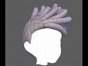 Base Hair for Boy V62 3D Модель