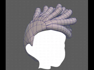 Base Hair for Boy V62 3D Model
