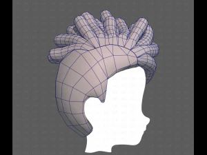 Base Hair for Boy V62 3D Model