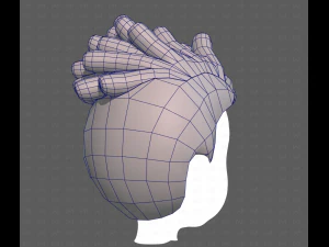 Base Hair for Boy V62 3D Model