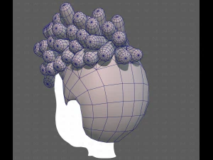 Base Hair for Boy V62 3D Model