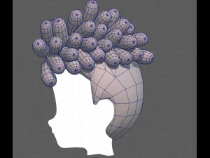 Base Hair for Boy V62 3D Model