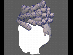 Base Hair for Boy V62 3D Модель