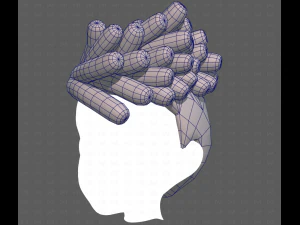 Base Hair for Boy V62 3D Model