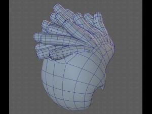 Base Hair for Boy V62 3D Модель