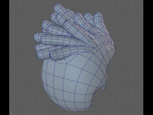 Base Hair for Boy V62 3D Model