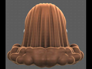 База для волосся для дівчинки V62 3D Модель