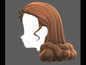 База для волосся для дівчинки V62 3D Модель