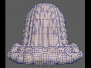 Base Hair for girl V62 3D-Modell
