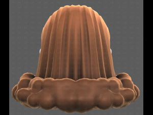 База для волосся для дівчинки V62 3D Модель