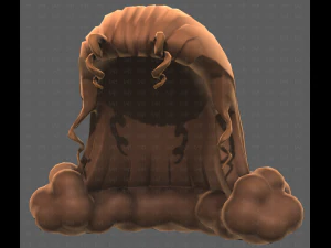 База для волосся для дівчинки V62 3D Модель