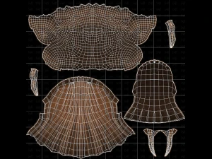 База для волосся для дівчинки V62 3D Модель