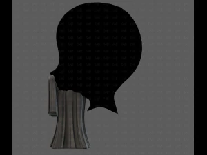 Beard V62 3D Model
