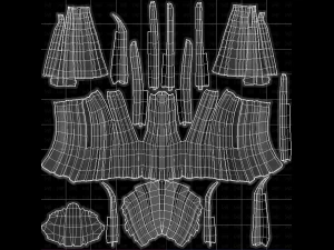 Beard V62 3D Model