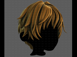 3D Hair style for boy V122 3D मॉडल
