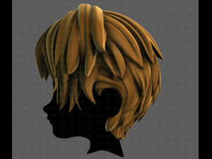 3D Hair style for boy V122 3D मॉडल