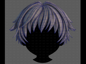 3D Hair style for boy V122 3D मॉडल