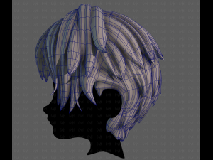 3D Hair style for boy V122 3D मॉडल