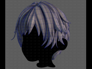 3D Hair style for boy V122 3D मॉडल