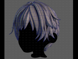 3D Hair style for boy V122 3D मॉडल