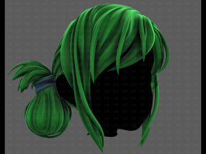 3D Hair style for girl V122 3D 모델