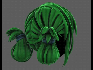 3D Hair style for girl V122 3D Model