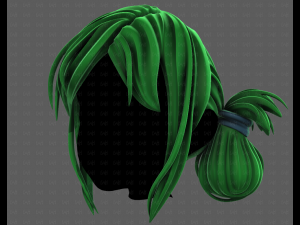 3D Hair style for girl V122 3D 모델