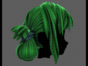 3D Hair style for girl V122 3D 모델