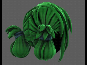 3D Hair style for girl V122 3D Model