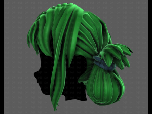 3D Hair style for girl V122 3D 모델