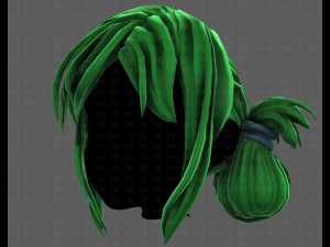 3D Hair style for girl V122 3D 모델