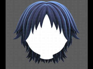 Base Hair for Boy V63 3D Model