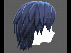 Base Hair for Boy V63 3D Model