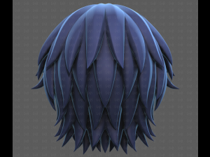 Base Hair for Boy V63 3D Model