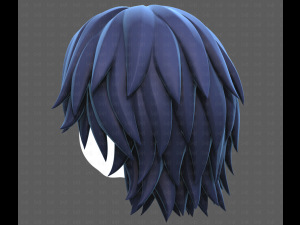 Base Hair for Boy V63 3D Model