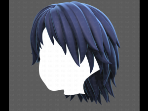 Base Hair for Boy V63 3D Model