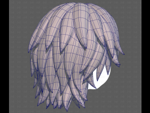 Base Hair for Boy V63 3D Model