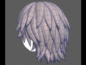 Base Hair for Boy V63 3D Model