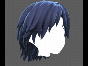 Base Hair for Boy V63 3D Model