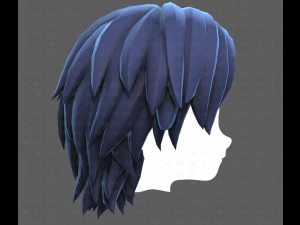 Base Hair for Boy V63 3D Model