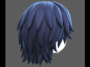 Base Hair for Boy V63 3D Model