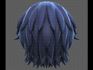 Base Hair for Boy V63 3D Model
