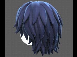 Base Hair for Boy V63 3D Model