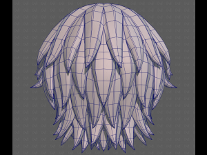 Base Hair for Boy V63 3D Model