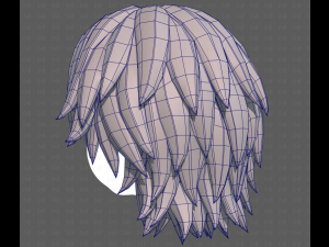 Base Hair for Boy V63 3D Model