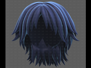 Base Hair for Boy V63 3D Model