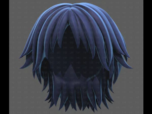 Base Hair for Boy V63 3D Model
