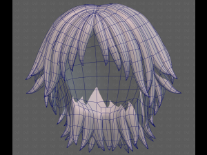 Base Hair for Boy V63 3D Model