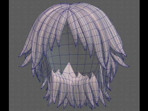 Base Hair for Boy V63 3D Model