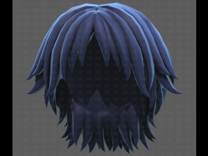 Base Hair for Boy V63 3D Model